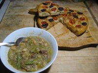 Asparagus-Shrimp Soup & Foccacia.jpg