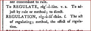 regulate Sheridan's General Dictionary of the English Language 1780.JPG